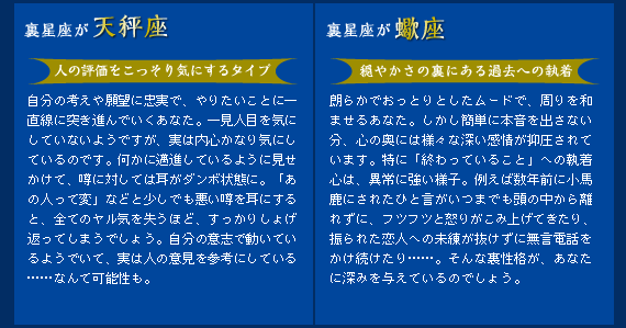 裏星座で見る本当のあなた