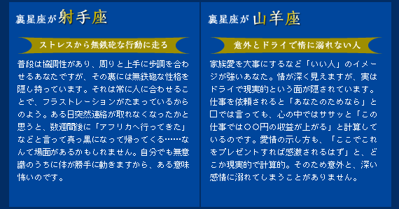 裏星座で見る本当のあなた